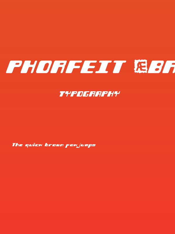 Phorfeit [BRK] Poster