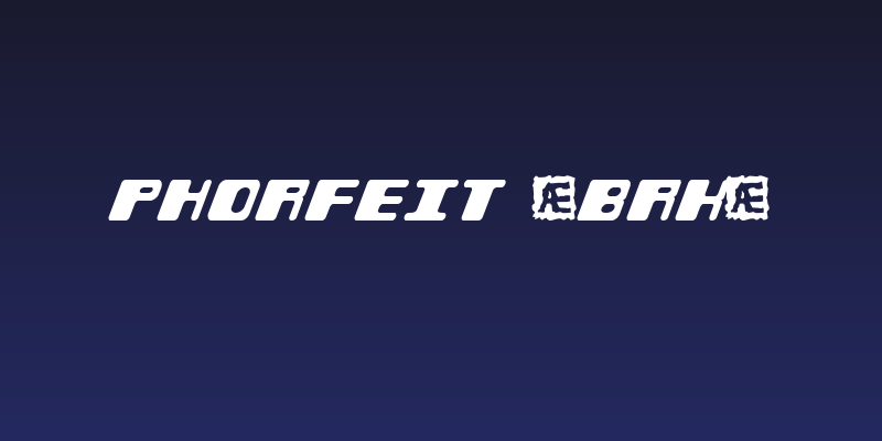 Phorfeit [BRK] Social Header