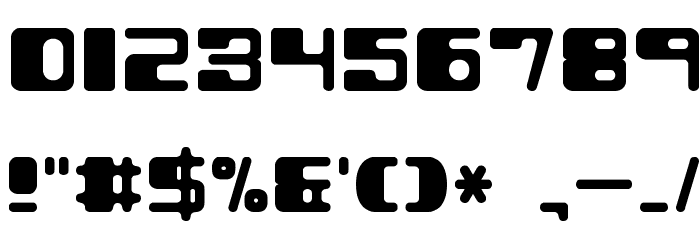 Phorfeit Regular -BRK- Font OTHER CHARS