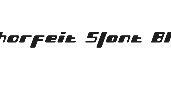 Phorfeit Slant BRK Logo