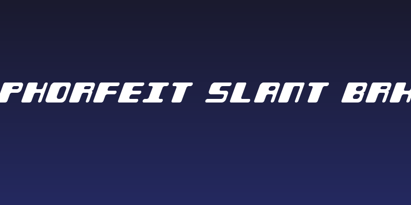 Phorfeit Slant BRK Social Header