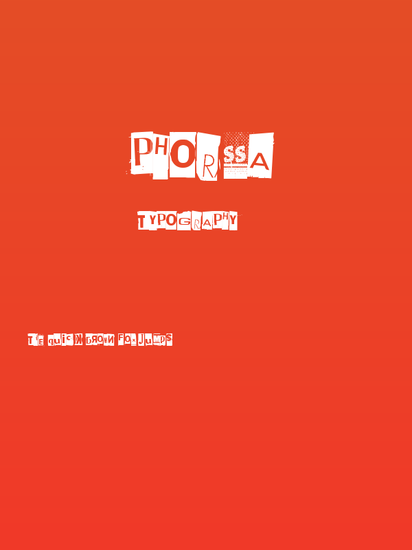 Phorssa Poster