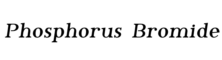 Phosphorus Bromide Font