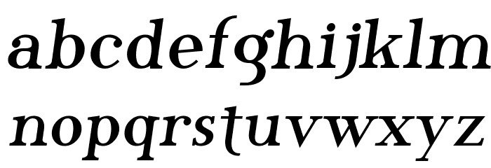 Phosphorus Bromide Font LOWERCASE