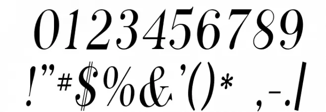 Phosphorus Chloride Font OTHER CHARS