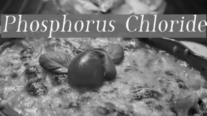 Phosphorus Chloride Font examples