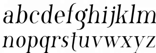 Phosphorus Chloride Font LOWERCASE