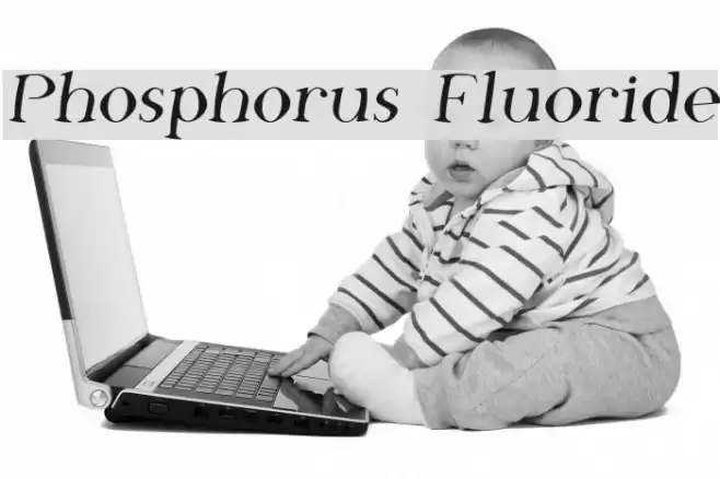Phosphorus Fluoride フォント examples