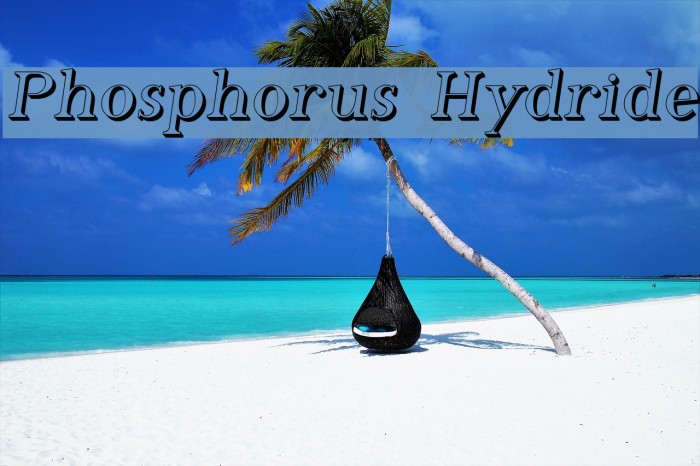 Phosphorus Hydride Font examples