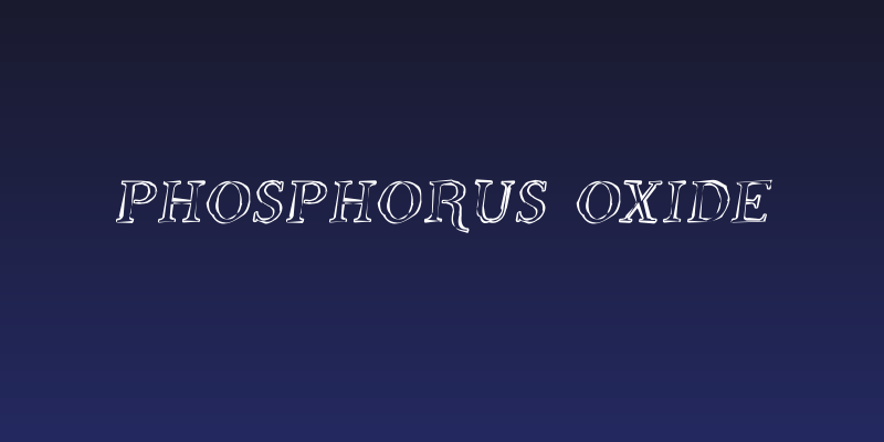 Phosphorus Oxide Social Header