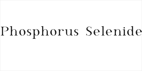 Phosphorus Selenide Logo