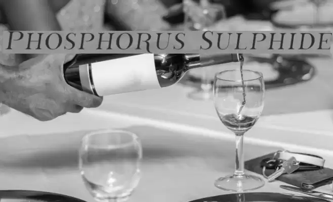 Phosphorus Sulphide Caratteri examples
