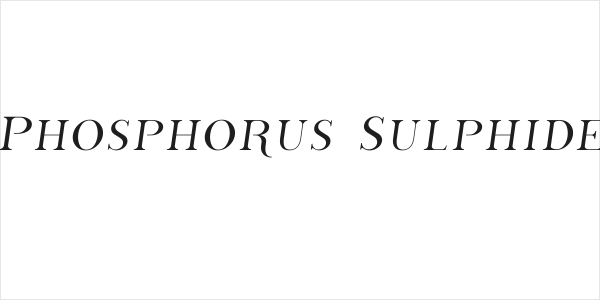 Phosphorus Sulphide Logo