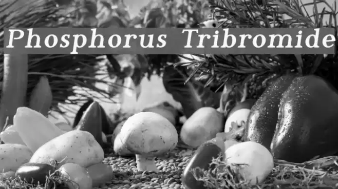 Phosphorus Tribromide Font examples