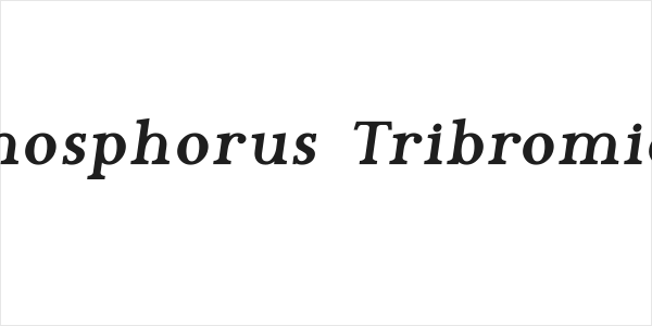 Phosphorus Tribromide Logo