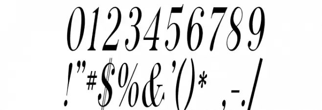 Phosphorus Trichloride Шрифта ДРУГИЕ символов