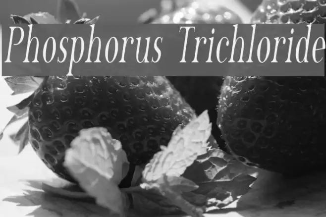 Phosphorus Trichloride Шрифта examples