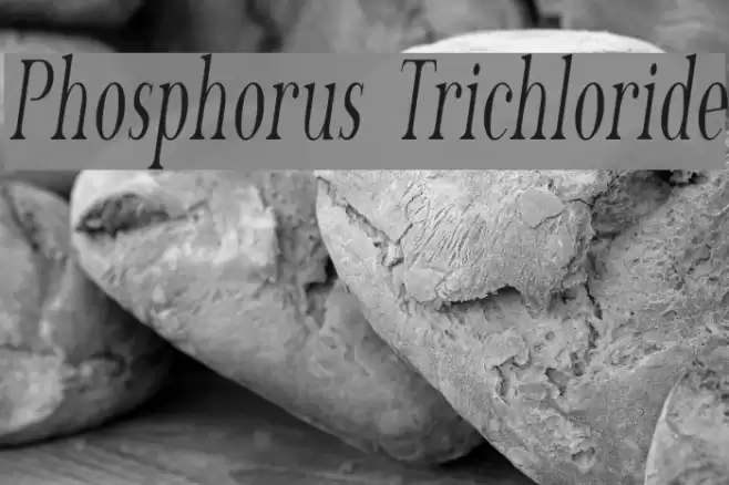 Phosphorus Trichloride Шрифта examples