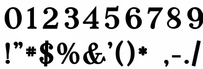 Phosphorus Triselenide Шрифта ДРУГИЕ символов