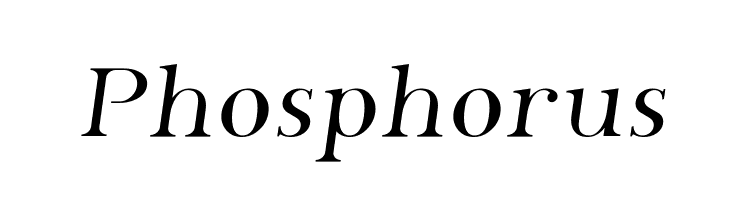 Phosphorus Font