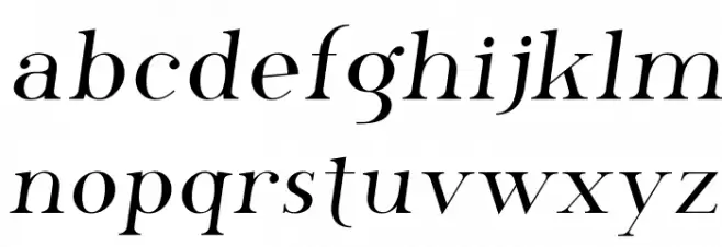 Phosphorus フォント 小文字