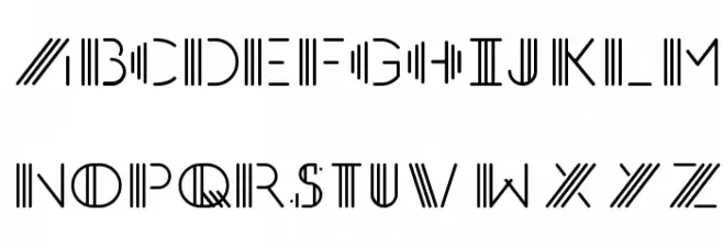 PhotoCab Display Schriftart Groß