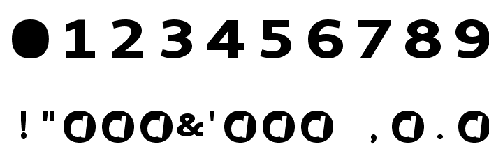 PhotoOp Font OTHER CHARS