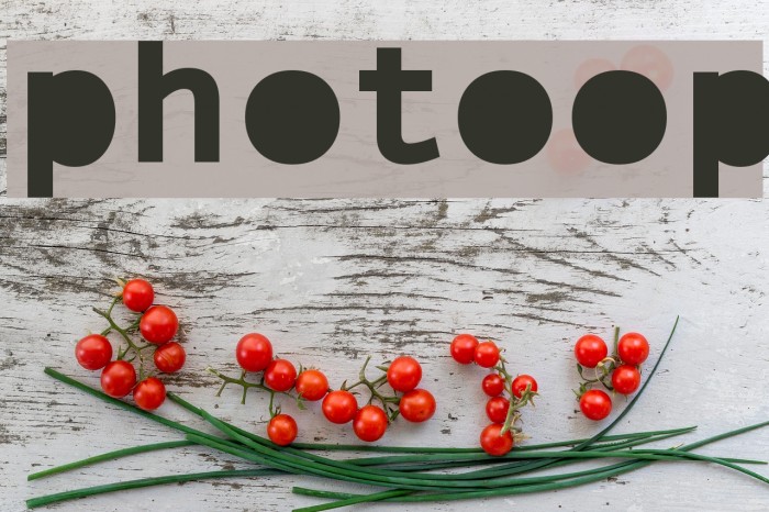 PhotoOp Font examples