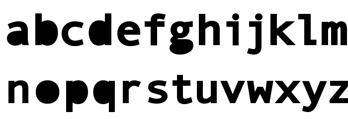 PhotoOp Font LOWERCASE