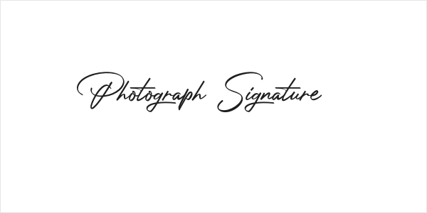 Photograph Signature Logo