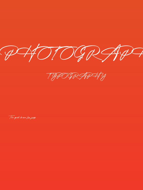 Photograph Signature Poster