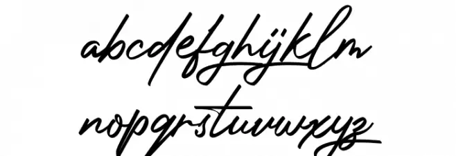 Photograph Signature Fuentes MINÚSCULAS
