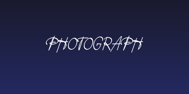 Photograph Social Header