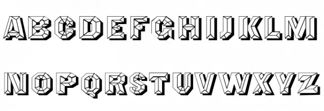 Photographer 3D Regular Font OTHER CHARS