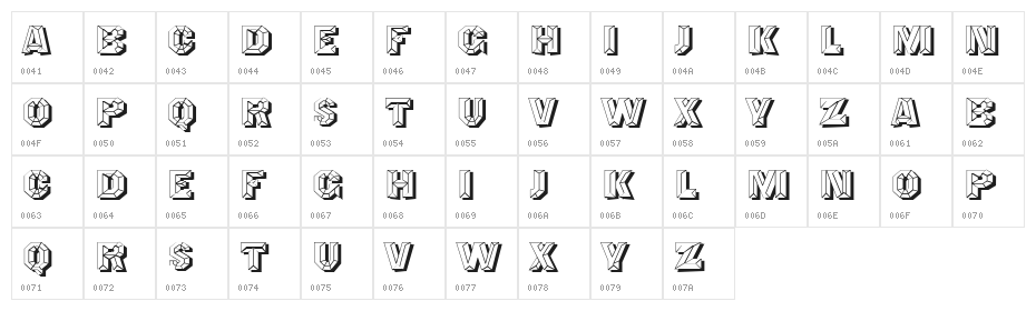 Photographer 3D Regular Character Map