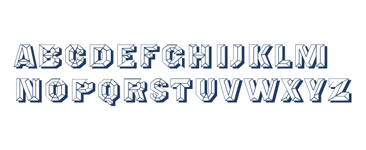 Photographer 3D Regular Lowercase