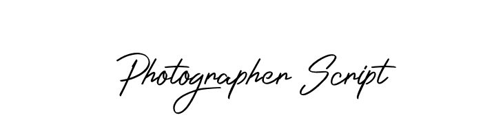 Photographer Script  नि: शुल्क फ़ॉन्ट्स डाउनलोड