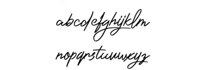 Photographer Script Schriftart Kleinbuchstaben