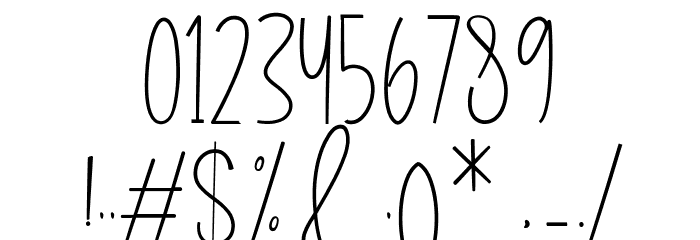 Photography Signature Font OTHER CHARS
