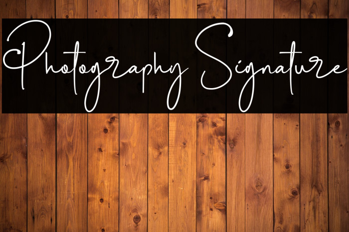 Photography Signature Example 3