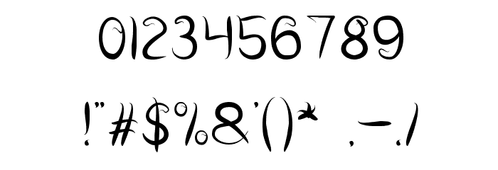 Photography Font OTHER CHARS