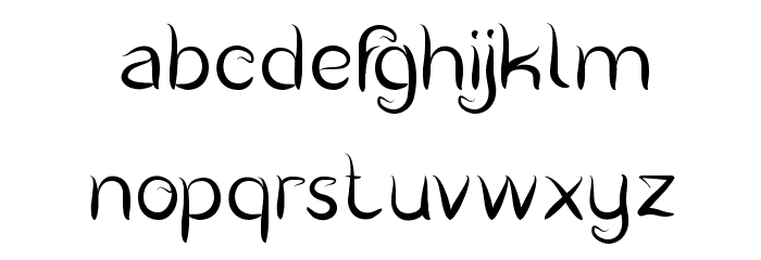 Photography Font LOWERCASE