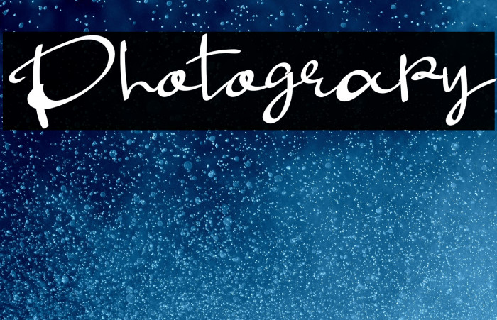 Photograpy Example 1