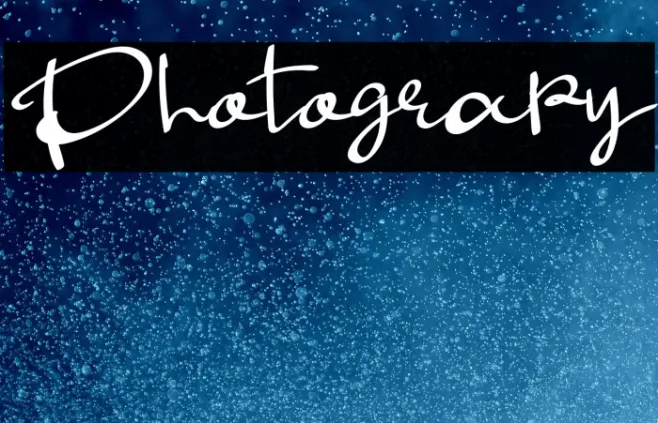 Photograpy Example 1