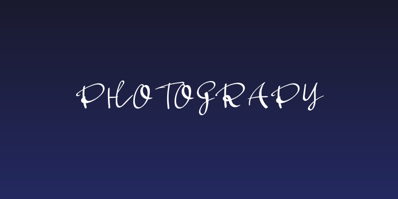Photograpy Social Header