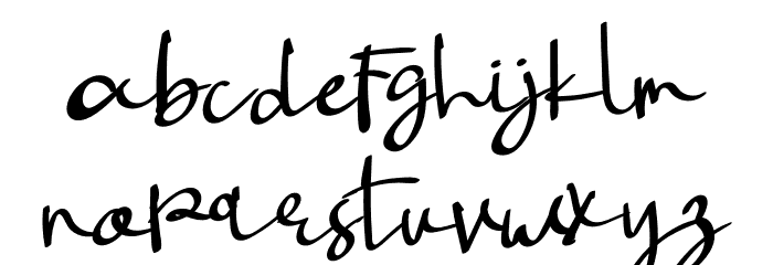 Photograpy Font LOWERCASE
