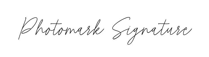 Photomark Signature  Descarca Fonturi Gratis