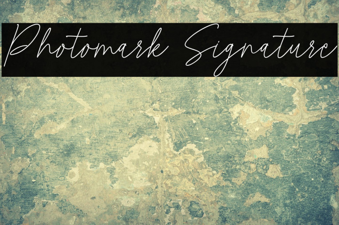 Photomark Signature Example 1