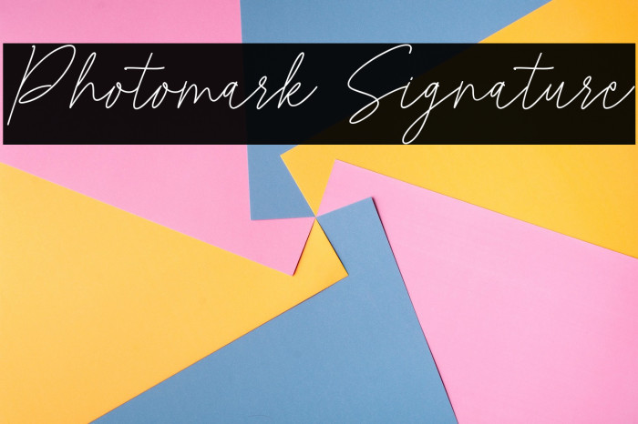 Photomark Signature Example 2