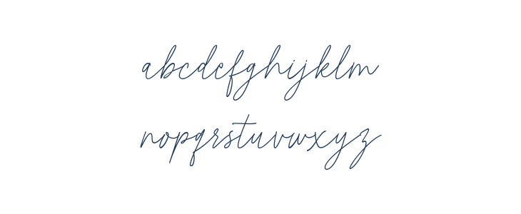 Photomark Signature Lowercase